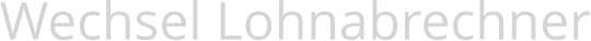 Wechsel Lohnabrechner